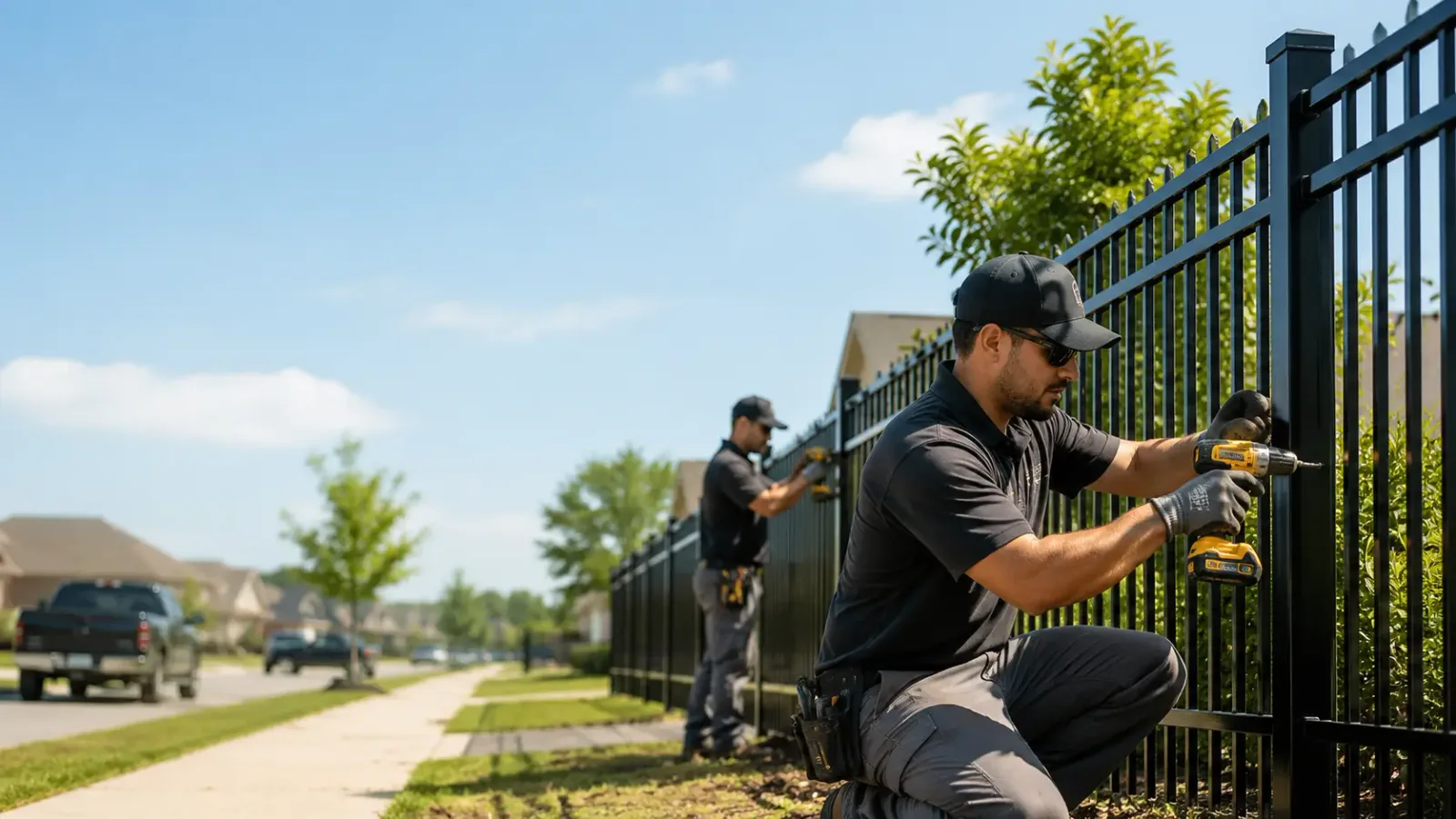Metal Fence Installation in Gettysburg, OH